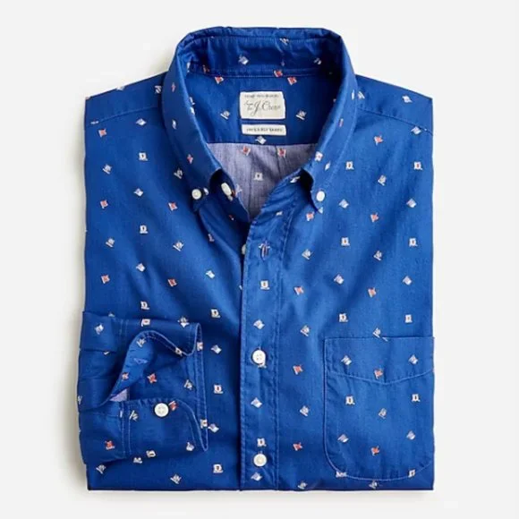 Crew Shirts J Crew Mens Secret Wash Cotton Poplin Shirt New